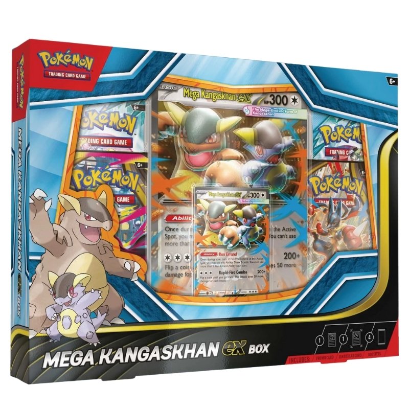קלפי פוקימון מארז מגה קנגסחן Mega Kangaskhan Ex Box