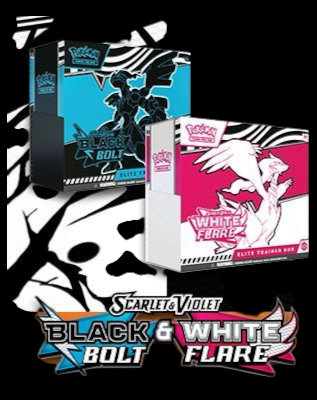 בלאק בולט & וויאט פלייר- Black Bolt & White Flare - Elite Trainer Box זוג מארזי אליט ETB.