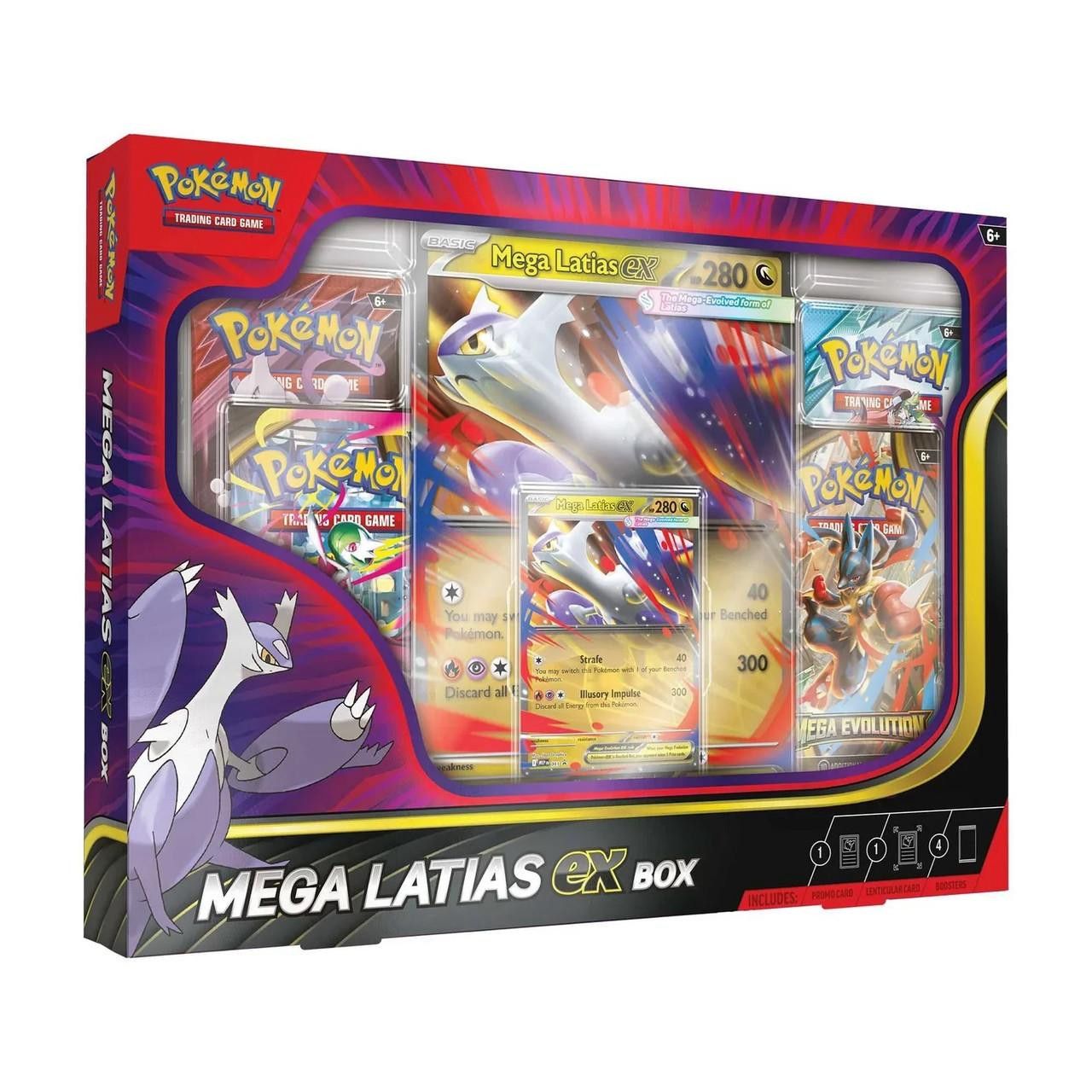 קלפי פוקימון מארז מגה לאטיאס Mega Latias ex Box
