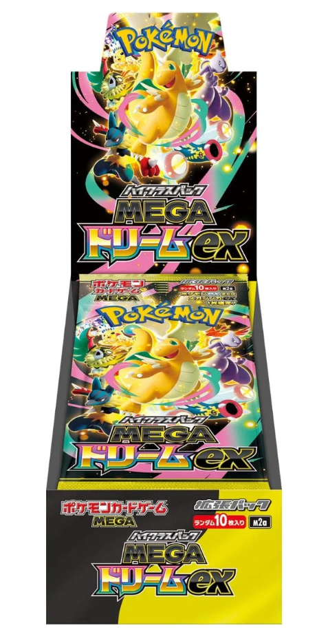 קלפי פוקימון בוסטר בוקס מגה דרים Ex יפני - Mega Dream ex Booster Box ( הזמנה מוקדמת )
