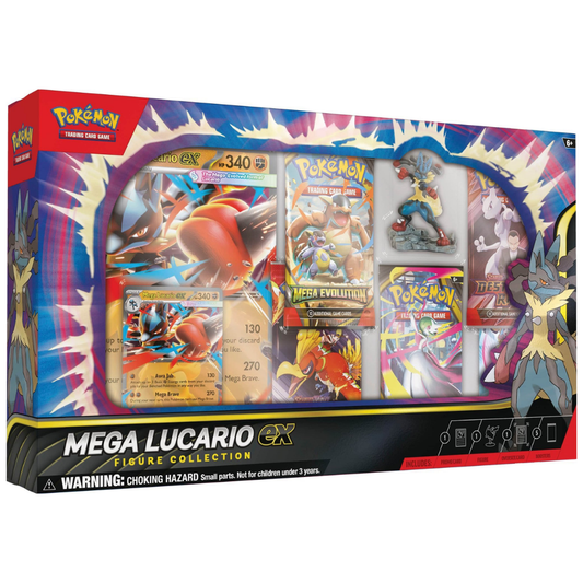 קלפי פוקימון מארז מגה לוקאריו פיגר קולקשיין - Pokemon Mega Lucario Figure Collection