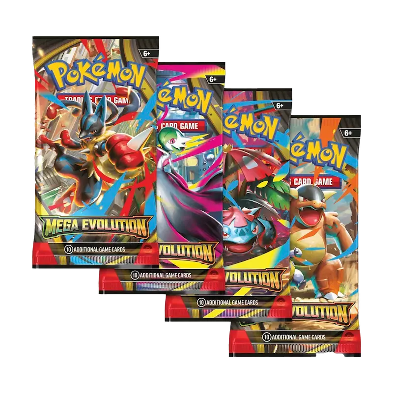 קלפי פוקימון חפיסת מגה אבולושין Mega Evolution booster pack